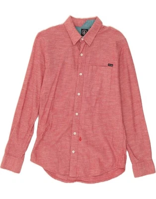 VOLCOM Mens Shirt Small Red Cotton DT37 - Image 1 of 3
