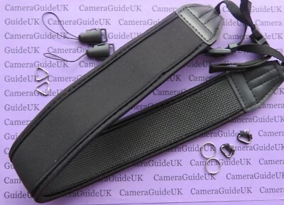 Neoprene Neck Strap for DSLR Canon RF Nikon Z Sony Panasonic Nikon Canon Olympus - Image 1 of 4