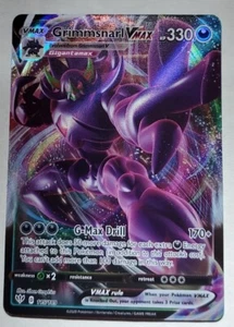Carta Pokémon Grimmsnarl VMAX Full Art Full Art ultra rara, #115/189 Oscurità in fiamme - Foto 1 di 4