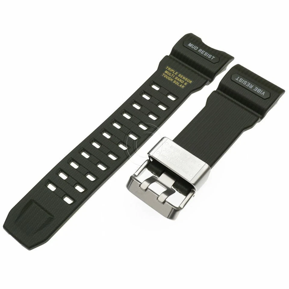 Casio 10504378 Resin Watch Strap fits Casio GWG-1000-1A3 - Green