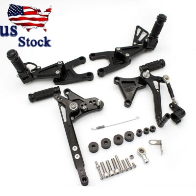 CNC Rearset Rear Set Foot Pegs Rest Footrest for Benelli TNT125 TNT135 2016-2022 - Image 1 of 4
