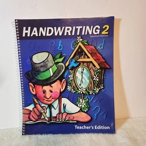 BJU Press Handwriting 2 Teacher's Edition Second Edition Unused - Foto 1 di 4