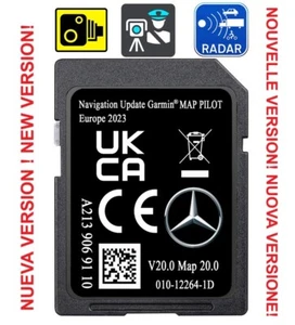 NEW! Mercedes Benz SD Garmin Map Pilot V20 STAR 2 Tarjeta Radar Card Map - Imagen 1 de 1