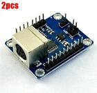 2Pcs For Arduino PS2 Keyboard Driver Module Serial Port Transmission Module N hh