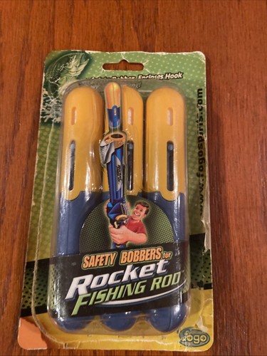 3 Replacement Safety Bobbers - Use With Rocket Fishing Rod, Simply Bait ...