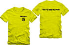 10 x Vereins T-Shirts Aufwrmshirts  mit Nummer, Name und Vereinsnamen!! 