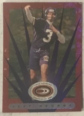 1999 Donruss Preferred QBC Preferred Power #17 JEFF GEORGE #d /500 NICE! - Image 1 of 2