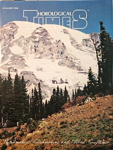 Horological Times January 1990 Magazine Watchmakers Clockmakers and craftsmen - Picture 1 of 4