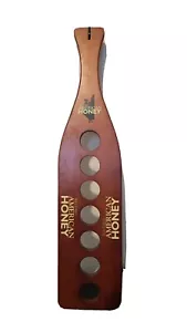 Wild Turkey American Honey...Shot Paddle - Holds 7 Shots - Wood - Brown - Picture 1 of 2