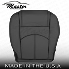 2013-2017 GMC Acadia Driver Bottom Replacement SOLID Vinyl Seat Cover Black