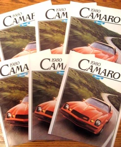 1980 Chevy Camaro Brochure Lot: 6 pcs, Xlnt Original Z28 - Picture 1 of 4