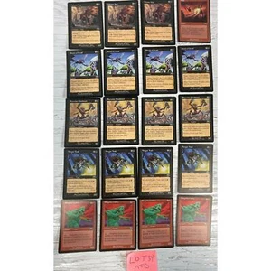 MTG Magic The Gathering 20 Card Lot Morgue Toad, Slingshot Goblin, Singe - Picture 1 of 6