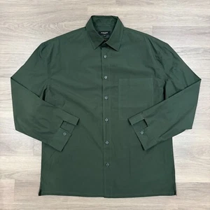 Moncrief Hemd Herren Medium Dunkelgrün Relaxed Fit Knopfleiste Langarm Baumwolle - Bild 1 von 9