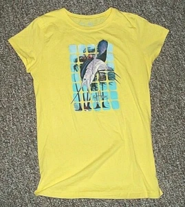GUY HARVEY BRAND T SHIRT "SWORD FISH" ADULT SIZE S COTTON YELLOW - Picture 1 of 3