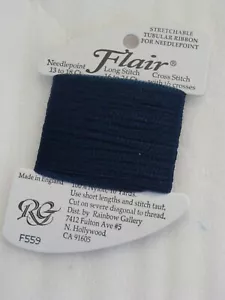 Rainbow Gallery Flair Tubular Ribbon Needlepoint 100% Nylon Cross Stitch F559 - Picture 1 of 5