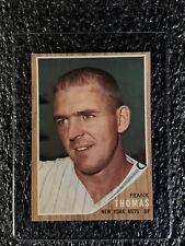 1962 Topps Baseball #7 Frank Thomas EX