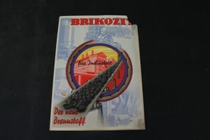 Old Print BRIKOZIT Fuel Advertising Collector - Picture 1 of 8