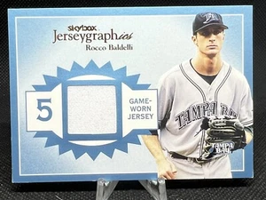 2004 Fleer Skybox Rocco Baldelli Jersey Card Jerseygraphics SP #/250 Rays Legend - Picture 1 of 2