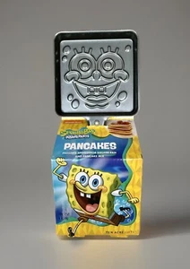 NEW SpongeBob SquarePants Square Metal Pancake Pan/Batter Mix Gift Set - Picture 1 of 6