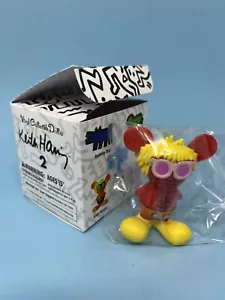 KEITH HARING Mini mouse Andy. Medicom bambola da collezione vinile giocattolo serie 2. Warhol - Foto 1 di 4