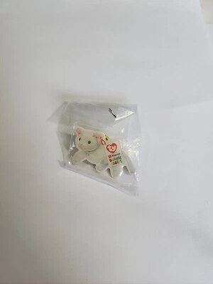 McDonald's White Cat TY Teenie Beanie Babies Lapel Pin - Image 1 of 4