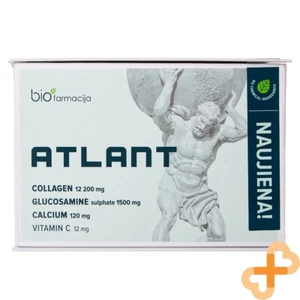 ATLANT 28 Sachets Collagen Glucosamine Calcium Complex Vitamin C Cartilage Bones - Picture 1 of 12