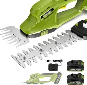 Hedge Trimmer Cordless, 2-in-1 Electric With 20v Green - Picture 1 of 7
