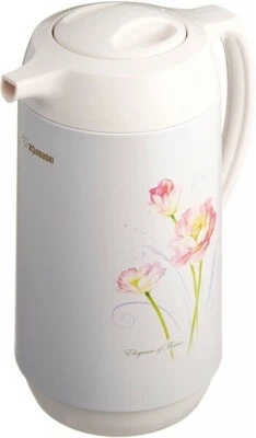 ZOJIRUSHI AG-KD10-FC Glass Thermos 1.0L Silver Heat/Cold Insulation From Japan - Image 1 of 4