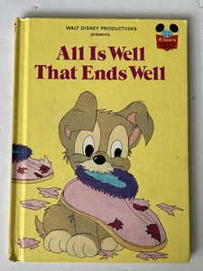 Vintage 1979 Walt Disneys All Is Well That Ends Well (HC, Children’s Book, 1979) - Picture 1 of 6