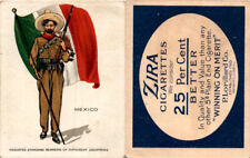 T105 Zira Cigarettes, Standard Bearers, 1910, Mexico, Flag