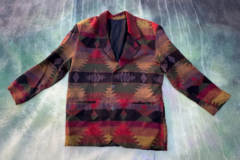 Vintage RARE Attitudes I.T. Ties Men's Blazer Size L___MADE IN USA. - Image 1 of 4