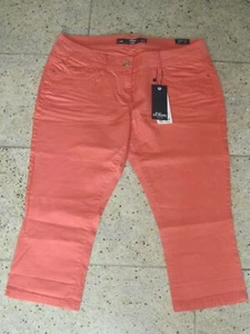 S.Oliver Denim Capri Hose Coral Gr.44 *NEU* - Bild 1 von 3