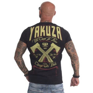 T-shirt uomo Yakuza maglietta TSB203 colore nero - Foto 1 di 2