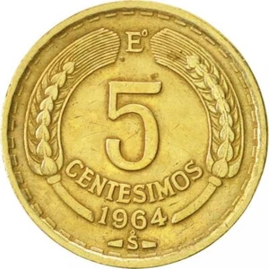 Chile | 5 Centesimos Coin | Andean Condor | KM190 | 1960 - 1970 - Picture 1 of 4