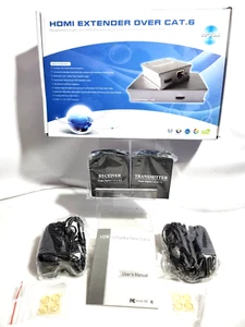 HDMI EXTENDER OVER CAT 6 RJ45 10/100 HLT21E&HLR11E 35-50mt distanza - Bild 1 von 6