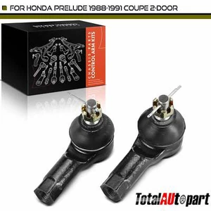 2x Tie Rod End Kit for Honda Prelude 1988 1989 1990 1991 GAS Front Outer Side - Picture 1 of 8