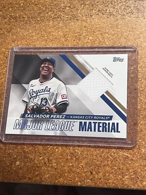 2024 Topps Update Major League Material Card # MLMU-SP Salvador Perez - Image 1 of 2