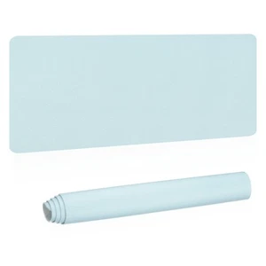 48"x17" Large Desk Mat, PU Leather Dual Side Large Desk Pad, Light Blue - Photo 1/6