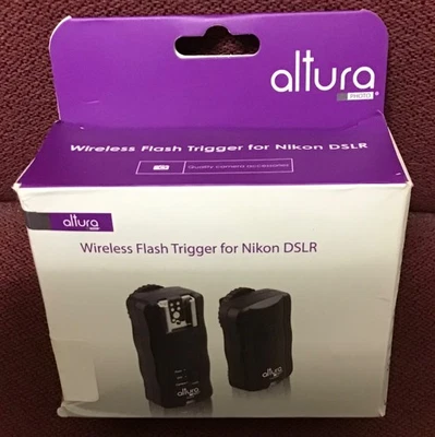 Altura Wireless Flash Trigger for Nikon DSLR Transmitter & Receiver - Image 1 of 3
