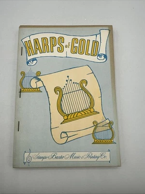Estampillas de colección 1969 "Arpas de oro" - Notas en forma de libro de canciones de himnario de Baxter Foto 1 de 4