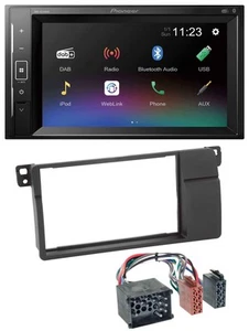 Pioneer DAB MP3 2DIN Bluetooth USB Autoradio für BMW 3er E46 Rundpin großem Navi - Bild 1 von 8