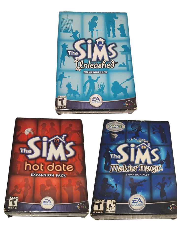 Sims PC Expansion Packs 2002-3 Unleashed, Hot Date, Makin Magic & Sims 2 Preview - Image 1 of 4
