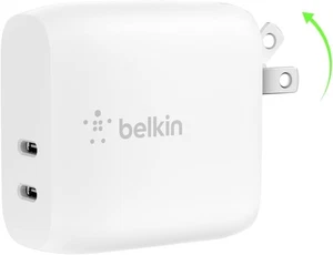 Belkin Boost Charge 20W Dual USB-C with 40W Stand Alone Wall Charger - Picture 1 of 9