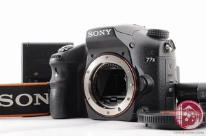 DDU [ 15200 shots MINT w/Strap Charger ] Sony Alpha a77 II ILCA-77M2 Black Cj22 - Picture 1 of 19