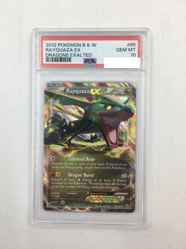 2012 Pokemon B&W Rayquaza EX #85 Dragons Exalted - PSA 10 - Image 1 of 1