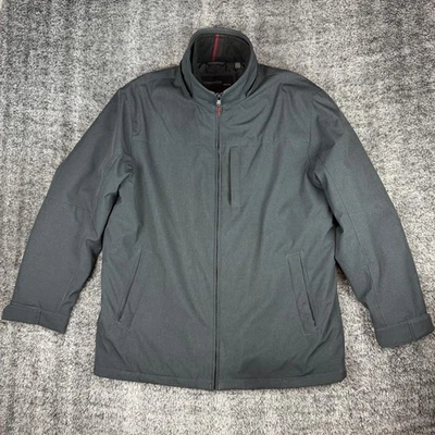 Chaqueta aislante con cremallera completa gris carbón resistente a la intemperie XL estilo clásico para hombre Foto 1 de 4