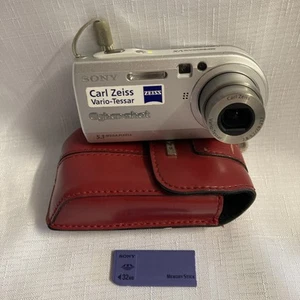 Sony Cybershot DSC P100 Digital Camera With Case & 32MB SD Card VGC Free Post. - Picture 1 of 15