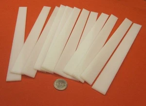 HDPE weiße Stange 0,125" (1/8") dick x 1,0" breit x 12" lang, 12 Stück, 12 Fuß - Bild 1 von 13