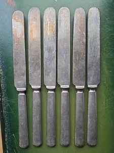 Cuchillos cubiertos 1847 Rogers Bros garantizados 12 DWT plateados 6 - Imagen 1 de 11