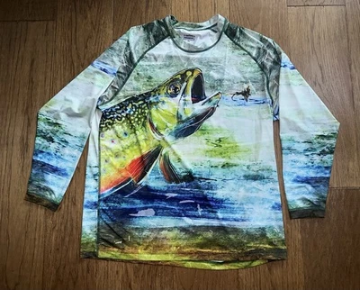 Pulôver masculino Fincognito protetor solar pesca manga longa multicolorido tamanho 2XL - Imagem 1 de 4